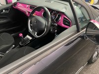 USED 2014 14 CITROEN DS3 1.6 DSTYLE PINK 3d 120 BHP PINK ROOF WITH GREY ALLOYS