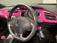 USED 2014 14 CITROEN DS3 1.6 DSTYLE PINK 3d 120 BHP PINK ROOF WITH GREY ALLOYS