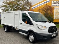 USED 2016 16 FORD TRANSIT 350 TDCi L3 TIPPER HIGH SIDES ALLOY BODY + T/LIFT DRW 