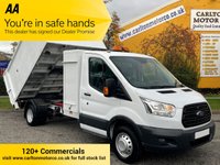 USED 2016 16 FORD TRANSIT 350 TDCi L3 TIPPER HIGH SIDES ALLOY BODY + T/LIFT DRW 
