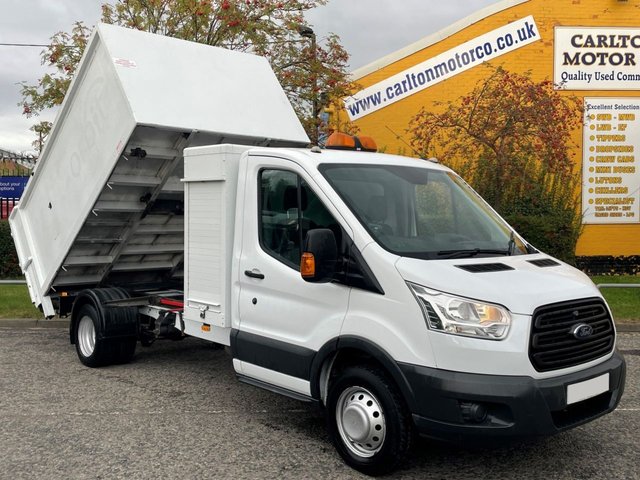 2016 16 Ford Transit 350 TDCi L3 TIPPER HIGH SIDES ALLOY BODY + T/LIFT DRW