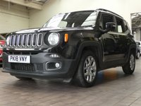 USED 2018 18 JEEP RENEGADE 1.6 M-JET LONGITUDE 5d 118 BHP SAT NAV PARKING SENSORS