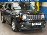 USED 2018 18 JEEP RENEGADE 1.6 M-JET LONGITUDE 5d 118 BHP SAT NAV PARKING SENSORS