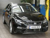 USED 2018 18 SEAT LEON 1.8 TSI FR TECHNOLOGY DSG 5d 178 BHP SAT NAV PART LEATHER INTERIOR