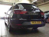 USED 2018 18 SEAT LEON 1.8 TSI FR TECHNOLOGY DSG 5d 178 BHP SAT NAV PART LEATHER INTERIOR