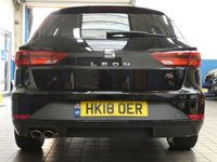 USED 2018 18 SEAT LEON 1.8 TSI FR TECHNOLOGY DSG 5d 178 BHP SAT NAV PART LEATHER INTERIOR