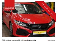 USED 2018 HONDA CIVIC 1.0 VTEC SE 5d 128 BHP GENUINE LOW MILEAGE 6 MONTHS GOLD WARRANTY