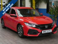 USED 2018 HONDA CIVIC 1.0 VTEC SE 5d 128 BHP GENUINE LOW MILEAGE 6 MONTHS GOLD WARRANTY