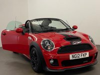 USED 2012 12 MINI ROADSTER 1.6 JOHN COOPER WORKS 2d 208 BHP John Cooper Works 208 BHP , High Specification factory options , in spectacular  high gloss chili red,