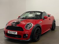 USED 2012 12 MINI ROADSTER 1.6 JOHN COOPER WORKS 2d 208 BHP John Cooper Works 208 BHP , High Specification factory options , in spectacular  high gloss chili red,