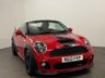 USED 2012 12 MINI ROADSTER 1.6 JOHN COOPER WORKS 2d 208 BHP John Cooper Works 208 BHP , High Specification factory options , in spectacular  high gloss chili red,