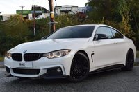USED 2014 64 BMW 4 SERIES 2.0 420D M SPORT 2d 181 BHP PRO NAVIGATION! DAB! BLUETOOTH AUDIO! HEATED SEATS! AC!