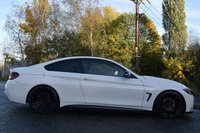 USED 2014 64 BMW 4 SERIES 2.0 420D M SPORT 2d 181 BHP PRO NAVIGATION! DAB! BLUETOOTH AUDIO! HEATED SEATS! AC!