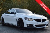USED 2014 64 BMW 4 SERIES 2.0 420D M SPORT 2d 181 BHP PRO NAVIGATION! DAB! BLUETOOTH AUDIO! HEATED SEATS! AC!
