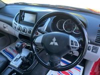 USED 2010 10 MITSUBISHI L200 2.5 DI-D 4X4 BARBARIAN LB DCB 175 BHP SATNAV+LEATHER+SPORT TOP **  NO VAT
