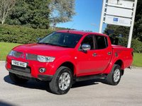 USED 2010 10 MITSUBISHI L200 2.5 DI-D 4X4 BARBARIAN LB DCB 175 BHP SATNAV+LEATHER+SPORT TOP **  NO VAT