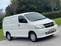 USED 2012 12 TOYOTA HI-ACE 2.5 280 SWB D-4D 95 94 BHP VEY RARE**GENUINE LOW MILES**NO VAT