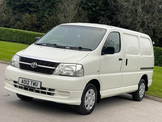 2012 12 Toyota HI-Ace 2.5 280 SWB D-4D 95 94 BHP
