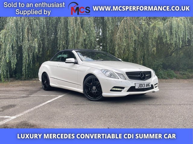 2013 13 MERCEDES-BENZ E-CLASS 2.1 E250 CDI BLUEEFFICIENCY SPORT 2d 204 BHP 