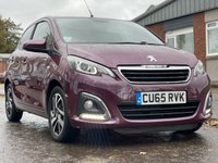 USED 2015 65 PEUGEOT 108 1.2 PURETECH ALLURE 5d 82 BHP BLUETOOTH +  DAB RADIO +  USB +  17" ALLOY WHEELS +  AUX +  CLIMATE CONTROL +