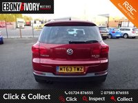 USED 2013 63 VOLKSWAGEN TIGUAN 2.0 MATCH TDI BLUEMOTION TECH 4MOTION DSG 5d 139 BHP FULLY SERVICED+1 YEAR MOT+BREAKDOWN COVER