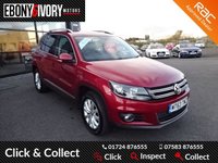 USED 2013 63 VOLKSWAGEN TIGUAN 2.0 MATCH TDI BLUEMOTION TECH 4MOTION DSG 5d 139 BHP FULLY SERVICED+1 YEAR MOT+BREAKDOWN COVER