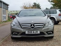 USED 2011 11 MERCEDES-BENZ E-CLASS 3.0 E350 CDI BLUEEFFICIENCY SPORT 2d 231 BHP www.suffolkcarcentre.co.uk - Located at Reydon