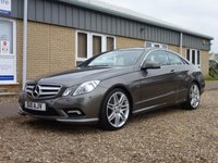 USED 2011 11 MERCEDES-BENZ E-CLASS 3.0 E350 CDI BLUEEFFICIENCY SPORT 2d 231 BHP www.suffolkcarcentre.co.uk - Located at Reydon