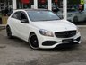 USED 2016 16 MERCEDES-BENZ A-CLASS 1.6 A 180 AMG LINE EXECUTIVE 5d 121 BHP Finished in POLAR WHITE with contrasting FULL HEATED LEATHER/ALCANTARA trim. This A class certainly looks smart, with its slim lights and smooth body panels. There's plenty of room in the front and the back which will suit the average family. Features include Rear AMG Spoiler, Sat Nav, Part Leather/Alcantara heated trim, Harman Kardon Speakers, B/Tooth, Cruise Control 18" alloys and much more. Dealer Serviced at 8940 miles, 17476 miles, 25812 miles and on arrival at 44697 miles.