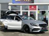 USED 2017 66 MERCEDES-BENZ A-CLASS 2.1 A 220 D MOTORSPORT EDITION PREMIUM 5d 174 BHP Finished in POLAR SILVER with contrasting LEATHER/ALCANTARA HEATED SPORTS Trim. This Great looking A class certainly looks smart and sporty, with its slim lights, rear spoiler and smooth body panels. There's plenty of room in the front and the back which will suit the average family. Features include Pan Roof, Leather alcantara, &pound;20 Tax, Nav, Harman Kardon, Reversing Camera, DAB Radio, Spoiler, B/Tooth and much more. Dealer serviced at 7321 miles, 13987 miles, 19340 miles and at 29372 miles.