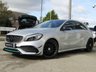 USED 2017 66 MERCEDES-BENZ A-CLASS 2.1 A 220 D MOTORSPORT EDITION PREMIUM 5d 174 BHP Finished in POLAR SILVER with contrasting LEATHER/ALCANTARA HEATED SPORTS Trim. This Great looking A class certainly looks smart and sporty, with its slim lights, rear spoiler and smooth body panels. There's plenty of room in the front and the back which will suit the average family. Features include Pan Roof, Leather alcantara, &pound;20 Tax, Nav, Harman Kardon, Reversing Camera, DAB Radio, Spoiler, B/Tooth and much more. Dealer serviced at 7321 miles, 13987 miles, 19340 miles and at 29372 miles.