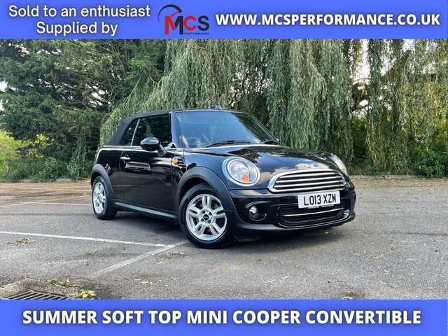 2013 13 MINI CONVERTIBLE 1.6 COOPER 2d 122 BHP DAB RADIO+AUX