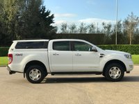 USED 2018 67 FORD RANGER 2.2 LIMITED 4X4 DCB TDCI 4d 148 BHP SAT NAV + CANOPY +  ** NO VAT ***