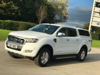 USED 2018 67 FORD RANGER 2.2 LIMITED 4X4 DCB TDCI 4d 148 BHP SAT NAV + CANOPY +  ** NO VAT ***