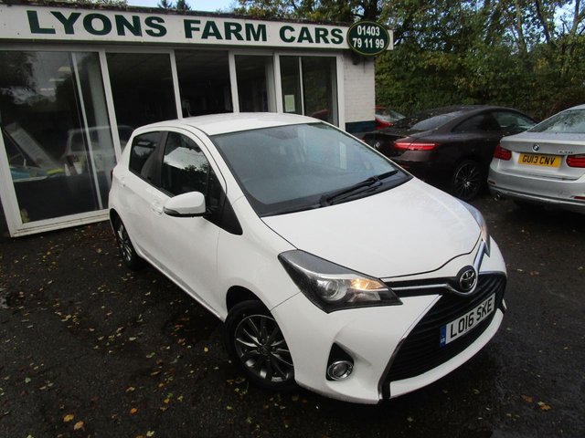 2016 16 Toyota Yaris 1.3 VVT-I ICON 5d 99 BHP
