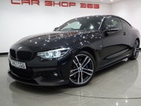 USED 2017 67 BMW 4 SERIES 3.0 435D (313 BHP) M SPORT XDRIVE AUTO 2DR COUPE (S/S) + M PERFORMANCE CARBON  BODY KIT + 19 S + PRO NAV - MEDIA  + HEAD UP DISPLAY + CRUISE + E/M/HEATED LEATHERS + XENON-LED + F-R PARK AID + PRIVACY M PERFORMANCE KIT+19 S+PARK+LEDS+LEATHER+NAV+CRUISE