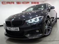 USED 2017 67 BMW 4 SERIES 3.0 435D (313 BHP) M SPORT XDRIVE AUTO 2DR COUPE (S/S) + M PERFORMANCE CARBON  BODY KIT + 19 S + PRO NAV - MEDIA  + HEAD UP DISPLAY + CRUISE + E/M/HEATED LEATHERS + XENON-LED + F-R PARK AID + PRIVACY M PERFORMANCE KIT+19 S+PARK+LEDS+LEATHER+NAV+CRUISE