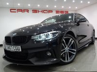 USED 2017 67 BMW 4 SERIES 3.0 435D (313 BHP) M SPORT XDRIVE AUTO 2DR COUPE (S/S) + M PERFORMANCE CARBON  BODY KIT + 19 S + PRO NAV - MEDIA  + HEAD UP DISPLAY + CRUISE + E/M/HEATED LEATHERS + XENON-LED + F-R PARK AID + PRIVACY M PERFORMANCE KIT+19 S+PARK+LEDS+LEATHER+NAV+CRUISE