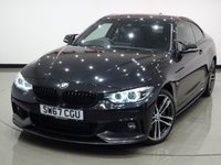 USED 2017 67 BMW 4 SERIES 3.0 435D (313 BHP) M SPORT XDRIVE AUTO 2DR COUPE (S/S) + M PERFORMANCE CARBON  BODY KIT + 19 S + PRO NAV - MEDIA  + HEAD UP DISPLAY + CRUISE + E/M/HEATED LEATHERS + XENON-LED + F-R PARK AID + PRIVACY M PERFORMANCE KIT+19 S+PARK+LEDS+LEATHER+NAV+CRUISE