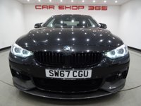 USED 2017 67 BMW 4 SERIES 3.0 435D (313 BHP) M SPORT XDRIVE AUTO 2DR COUPE (S/S) + M PERFORMANCE CARBON  BODY KIT + 19 S + PRO NAV - MEDIA  + HEAD UP DISPLAY + CRUISE + E/M/HEATED LEATHERS + XENON-LED + F-R PARK AID + PRIVACY M PERFORMANCE KIT+19 S+PARK+LEDS+LEATHER+NAV+CRUISE