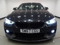 USED 2017 67 BMW 4 SERIES 3.0 435D (313 BHP) M SPORT XDRIVE AUTO 2DR COUPE (S/S) + M PERFORMANCE CARBON  BODY KIT + 19 S + PRO NAV - MEDIA  + HEAD UP DISPLAY + CRUISE + E/M/HEATED LEATHERS + XENON-LED + F-R PARK AID + PRIVACY M PERFORMANCE KIT+19 S+PARK+LEDS+LEATHER+NAV+CRUISE