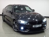 USED 2017 67 BMW 4 SERIES 3.0 435D (313 BHP) M SPORT XDRIVE AUTO 2DR COUPE (S/S) + M PERFORMANCE CARBON  BODY KIT + 19 S + PRO NAV - MEDIA  + HEAD UP DISPLAY + CRUISE + E/M/HEATED LEATHERS + XENON-LED + F-R PARK AID + PRIVACY M PERFORMANCE KIT+19 S+PARK+LEDS+LEATHER+NAV+CRUISE