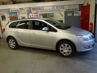 USED 2012 61 VAUXHALL ASTRA 1.4 EXCLUSIV SPORTS TOURER ESTATE.....LOW MILES