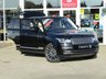 USED 2015 65 LAND ROVER RANGE ROVER 3.0 TDV6 VOGUE SE 5d 255 BHP Finished in SANTORININ BLACK Metalic with contrasting IVORY HEATED LEATHER SEATS. This oustanding mid-range Vogue SE trim (above Vogue in the hierarchy) was just under &pound;100,000 new with the added extras. Features include 22" ALLOYS, Heads UP Display, Sat Nav, Pan Roof, Electric Boot, Heated front and Rear Seats, Digital TV Rear View Camera and much more. This prestige Land Rover was serviced at Farnell Land Rover at 60933 miles.
