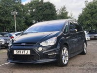 USED 2011 11 FORD S-MAX 2.2 TITANIUM X SPORT TDCI 5d 197 BHP FRONT AND REAR PARKING AID + BLUETOOTH + DUEL CLIMATE CONTROL+ DAB RADIO + AUX + USB + KEYLESS START +