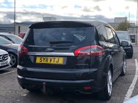USED 2011 11 FORD S-MAX 2.2 TITANIUM X SPORT TDCI 5d 197 BHP FRONT AND REAR PARKING AID + BLUETOOTH + DUEL CLIMATE CONTROL+ DAB RADIO + AUX + USB + KEYLESS START +