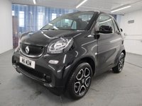 USED 2018 18 SMART FORTWO CABRIO 1.0 PRIME PREMIUM 2d 71 BHP SMART SERVICED AND VERY LOW MILES. WHAT A CAR.