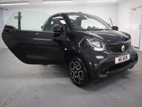 USED 2018 18 SMART FORTWO CABRIO 1.0 PRIME PREMIUM 2d 71 BHP SMART SERVICED AND VERY LOW MILES. WHAT A CAR.