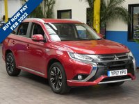 USED 2017 17 MITSUBISHI OUTLANDER 2.0 PHEV JURO 5d 200 BHP APP BASED SAT NAV LEATHER VAT Q