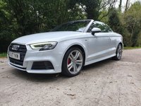 USED 2017 17 AUDI A3 1.4 TFSI S LINE 2d 148 BHP ZERO DEPOSIT FINANCE AVAILABLE
